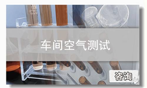 车间空气测试